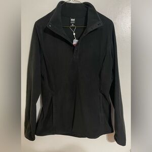 ⬇️Host Pick⬇️ ⭐️Host Pick⭐️ Helly Hansen Black Fleece Pullover Size Medium NWT